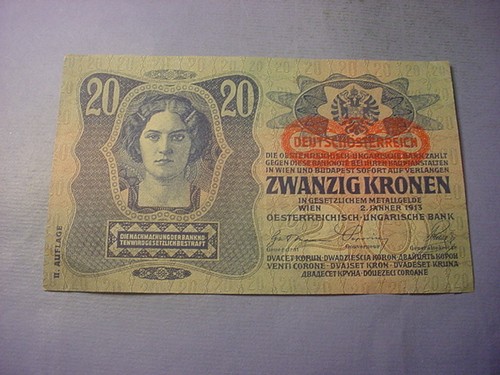 Austria banconota corone - banconota, 20