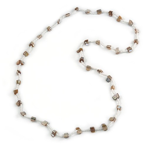 Collana lunga classica - , perle