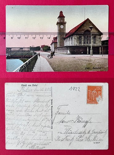 Cartolina zeitz 1922 - cartolina,