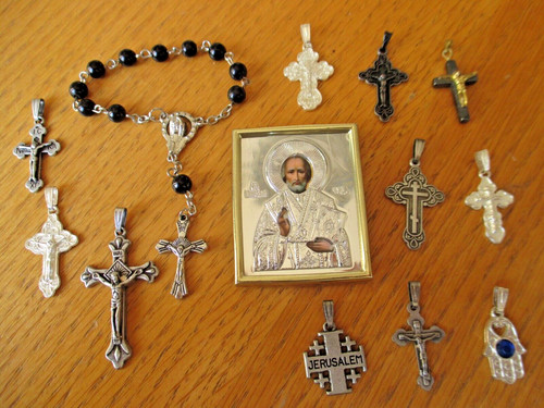 Lotto oggetti religiosi - 13,