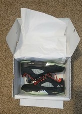 Air Jordan 5 Retro Low SP Clot Antracite Giada DM4640-036 Uomo Taglia 10,5 Nuovo 