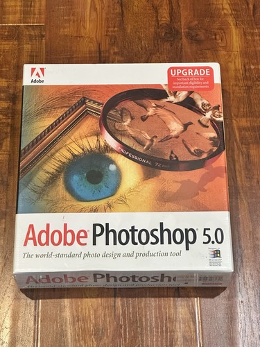 Vintage 1998 adobe photoshop - vintage,