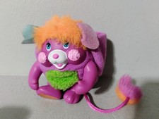 Peluche mini pancake da tasca viola vintage 1986 3" 