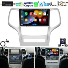 Autoradio 64 GB Android 15 GPS Carplay DAB+ per Jeep Grand Cherokee 2011-2014 WW2