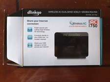 D-Link GO-DSL-AC750 Modem Router Wireless ADSL2/2+, Tecnologia 750AC, Doppia Ban