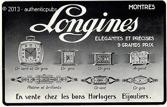 Publicite longines montre - montre, 9