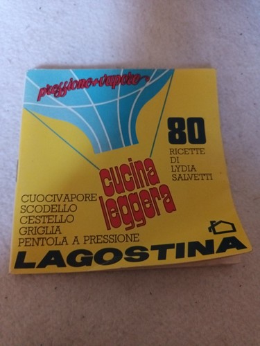 Libretto vintage lagostina - vintage,