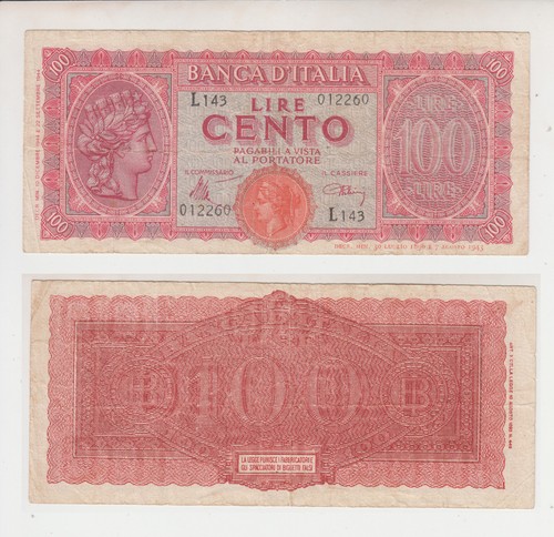 Luogotenenza 100 lire - 100,