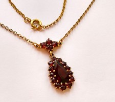 Antico collier granato oro