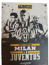 DVD CALCIO LE PARTITE INDIMENTICABILI MILAN JUVE 1-6 DEL PIERO COLLEZIONE ZIDANE