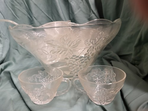 Anchor hocking punch bowl - hocking,