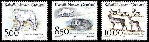 Groenlandia 1993 animali - groenlandia,