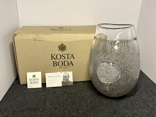 Vaso vetro arte fossile - in,