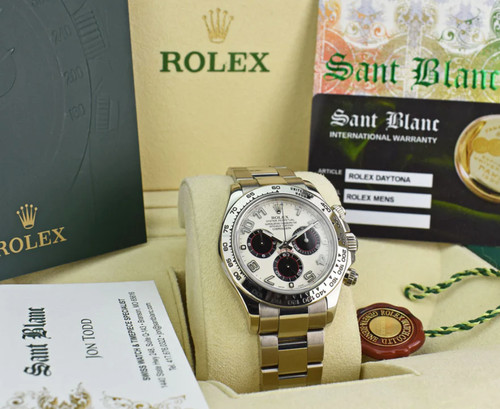 Rolex oro bianco daytona - bianco, kt