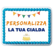 Cialda Torta Personalizzata
