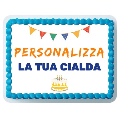 Cialda torta personalizzata - cialda,