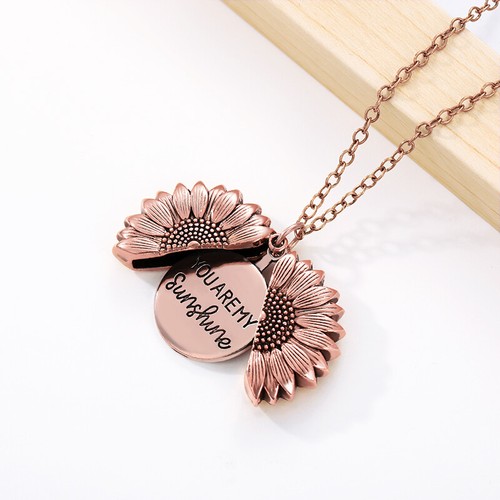 Collana con ciondolo - , girasole