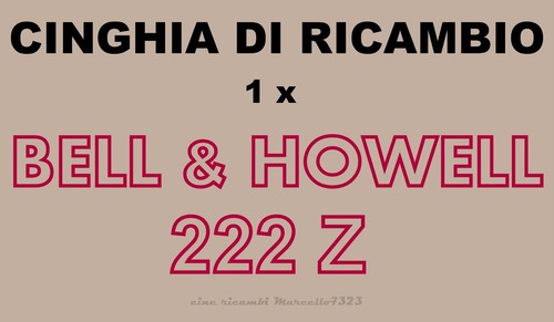 Cinghia ricambio motore - di,