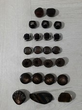 Lotto stock 24 Bottoni buttons tasten boutons botones vintage 60s 70s 80s 90s