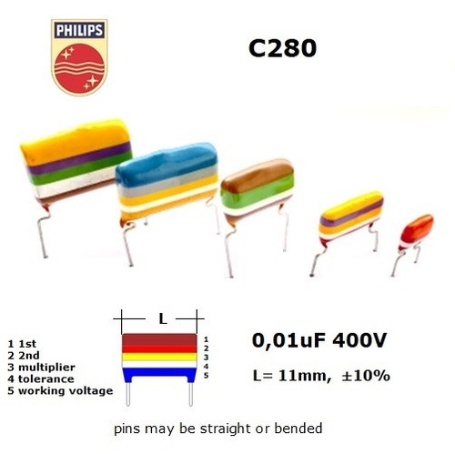 Philips c280 01uf 400v - philips,