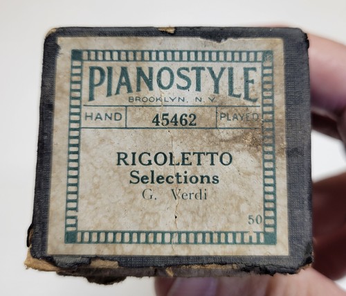 Rotolo pianoforte vintage - pianoforte,