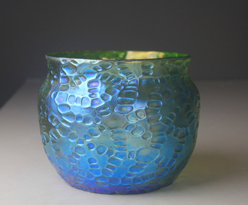 Vaso vetro iridescente - iridescente, art