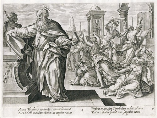 Goltzius de vos martirio - m.de,