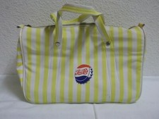 50er 60er Pepsi Cola Borsa Frigo Giallo-Bianco NOS Plastica Culto Rari 50s 60s