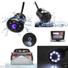 170° RETROCAMERA TELECAMERA RETROMARCIA 8 LED A MOLLA MINI A COLORI AUTO SUV