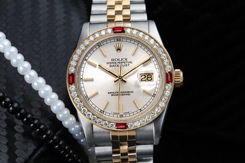Rolex datejust 31mm - rolex, silver