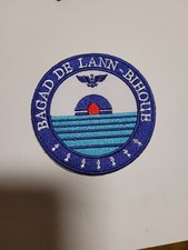 Patch Thermocollant Brodé Marine Française Bagad De Lann Bihoue