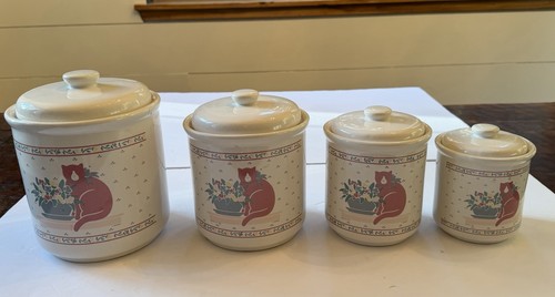 Set bidoni ceramica vintage - 4,