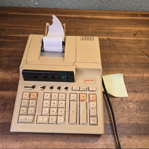 Calcolatrice stampa vintage - di,