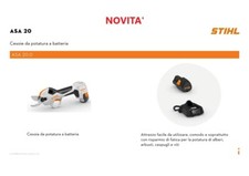 Cesoia forbice poto a batteria STIHL ASA 20 TAGLIO 25 MM varie configurazioni