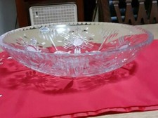 Splendido CENTROTAVOLA/PORTA FRUTTA IN CRISTALLO DI BOEMIA  prima metà del 900!!