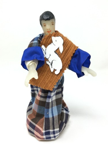 Santon presepe cera dipinta - presepe,