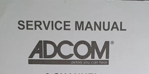 Adcom gfa 555 - adcom, gfa-555