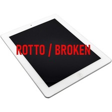 APPLE IPAD 2 A1396 32GB WIFI + LTE ROTTO PER PARTI DA RIPARARE VINTAGE