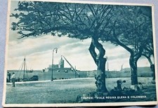 antica Cartolina Trapani - Viale Regina Elena e Colombaia  ,viaggiata 1948