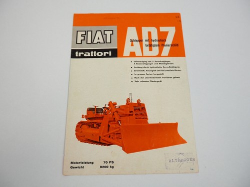 Fiat trattori ad7 trattore con - fiat,