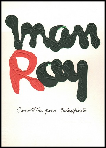 Man ray lettera signed - "lettera, r"
