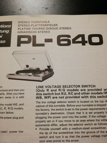 Pioneer 640 giradischi - pioneer,