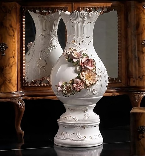 Capodimonte ceramic vases - capodimonte,