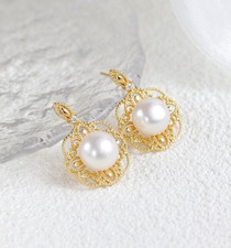 K06 Orecchini Filigrana Fiore