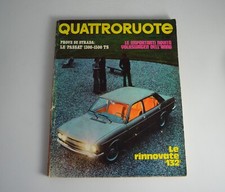 N7961 RIVISTA QUATTRORUOTE AUTO D'EPOCA NUMERO 218 FEBBRAIO 1974
