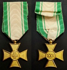 Croce Rossa Italiana - Croce per 25 anni di anzianità di servizio