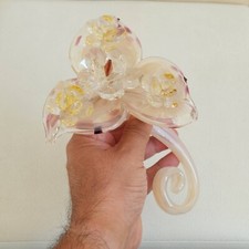 Soprammobile FIORE IN VETRO DI