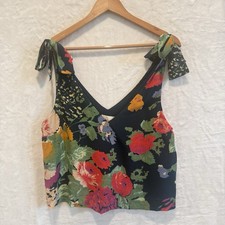 Top Sezane seta camicetta