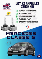 KIT 2x AMPOULES XENON HID Mercedes CLASSE S W221 de 2005 à 2013 35W blanc pur