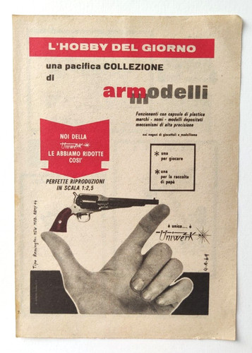 Pubblicita armodelli armi - armodelli,
